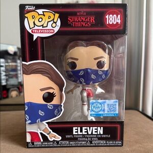 Funko Pop Stranger Things Eleven with Blue Bandana